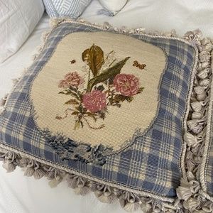 Embroidered pillows